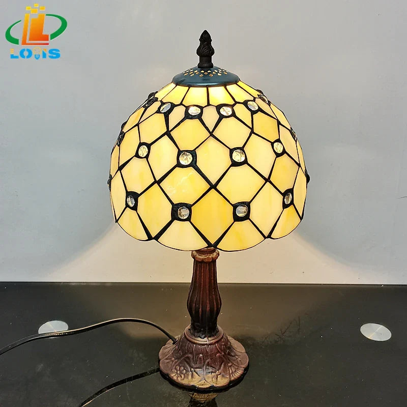 Tiffany Design Night Light for Kids - Gypsophila Table Lamp