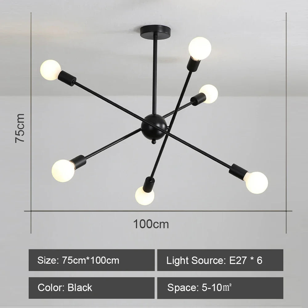 Modern LED Chandelier Light for Living Room and Bedroom