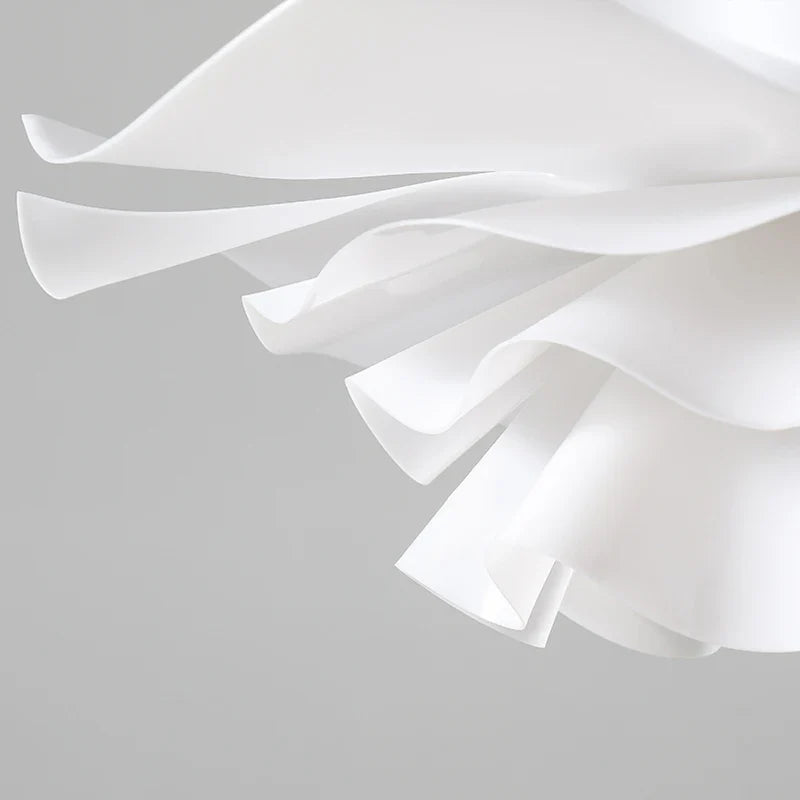 Nordic White Flower Pendant Light for Bedroom, Living Room & Dining