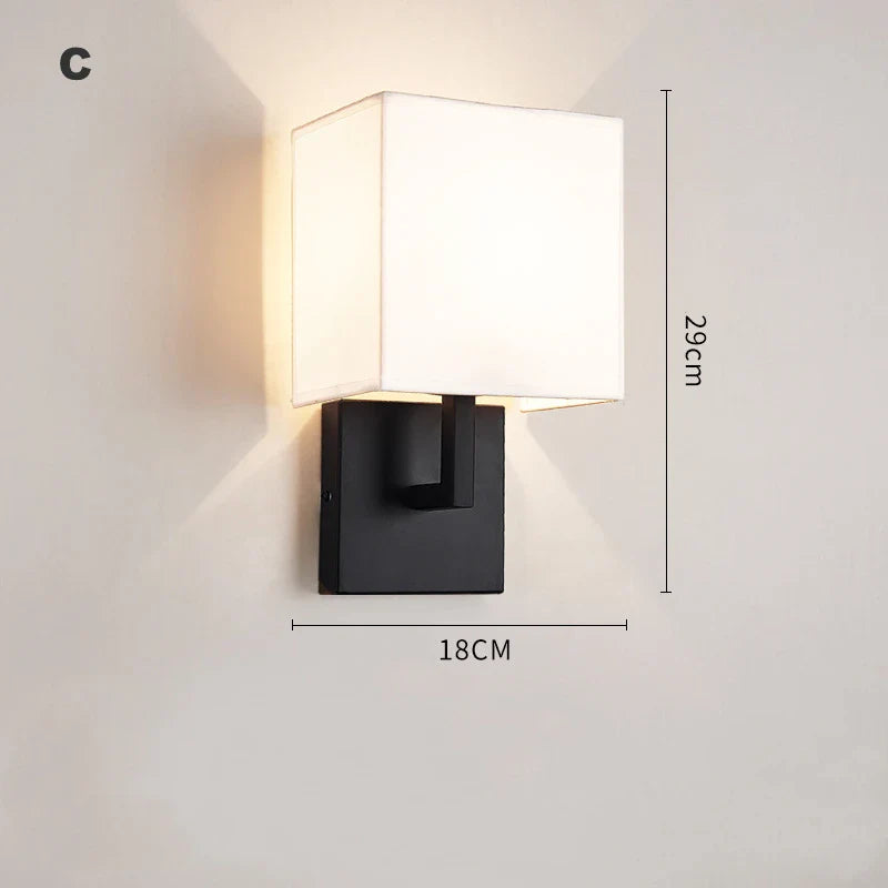 Modern Fabric Wall Sconce