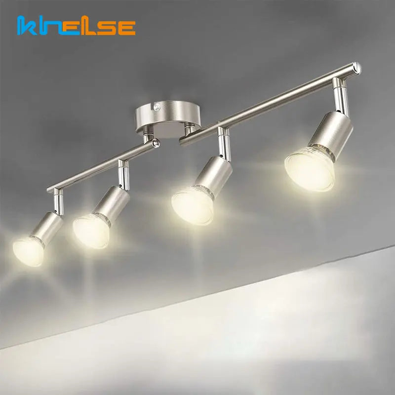 Adjustable Angle Rotatable Ceiling Lights with LED Bulb for Spot Lighting
