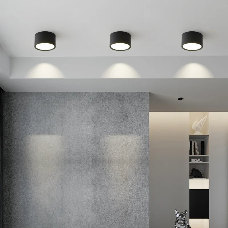 Round Metal LED Ceiling Spotlight