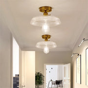 Nordic Vintage Modern Glass Ceiling Light Fixture