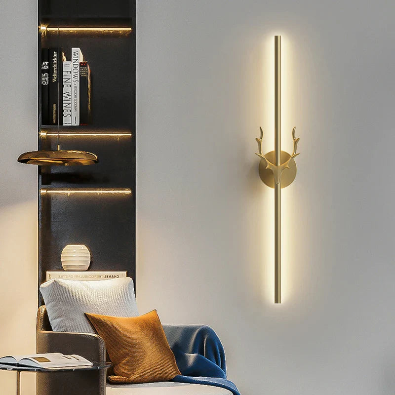 Modern Minimalist Nordic LED Wall Sconce Bedside Lamp