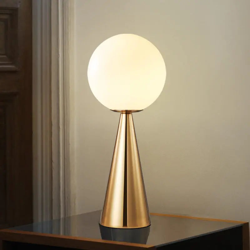 Nordic LED Globe Desk Lamp for Nighttime Decor