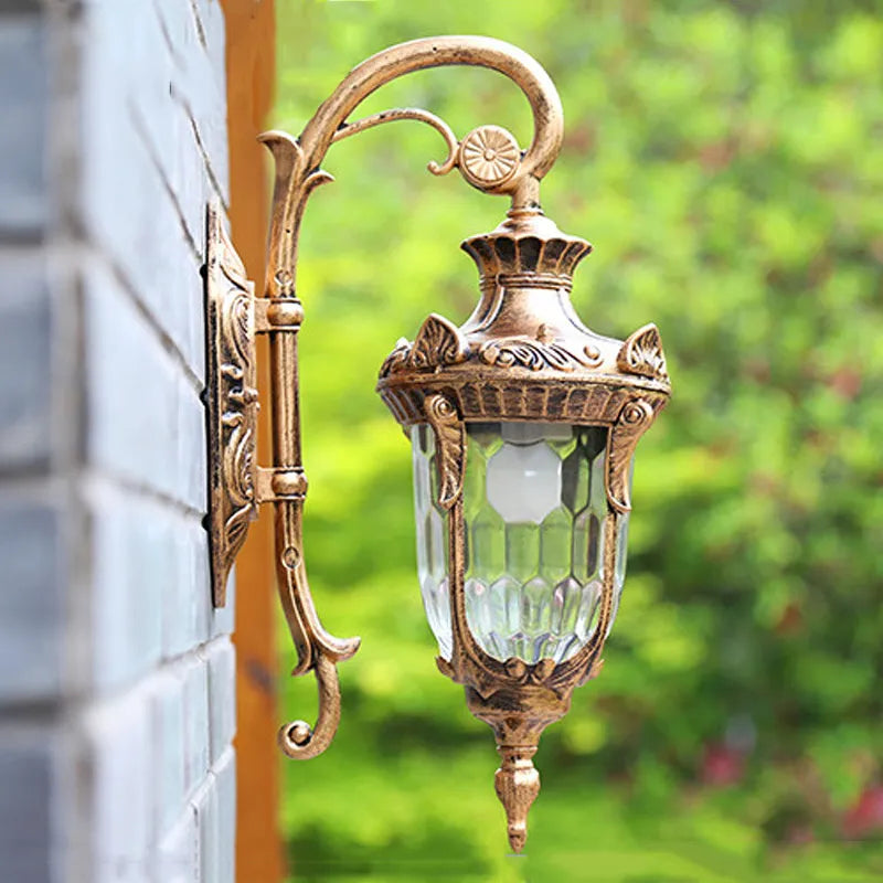 Retro American Style Waterproof Outdoor Wall Sconce