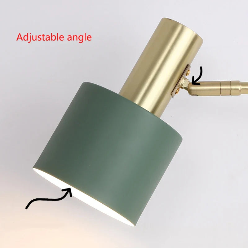 Adjustable Nordic LED Desk Lamp for Reading and Decor