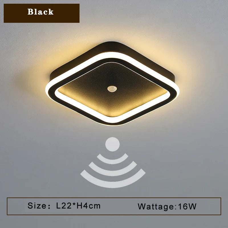 LED Ceiling Light with PIR Motion Sensor