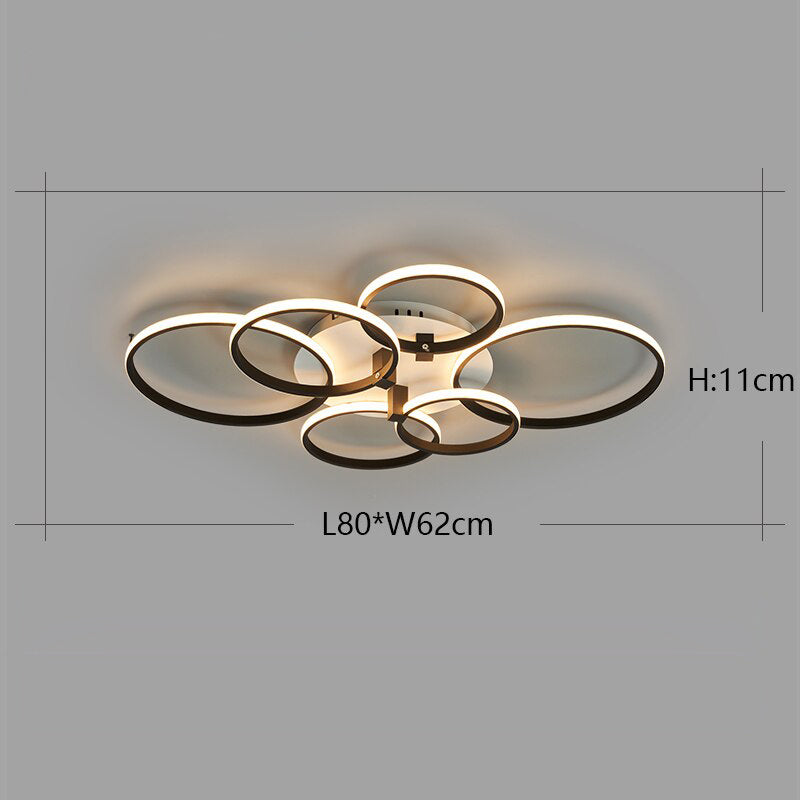 Modern Vexler LED Ring Ceiling Light