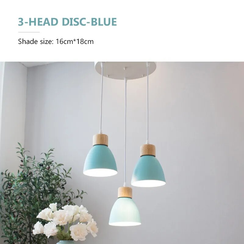 Nordic Wood 3-Light Decorative Chandelier