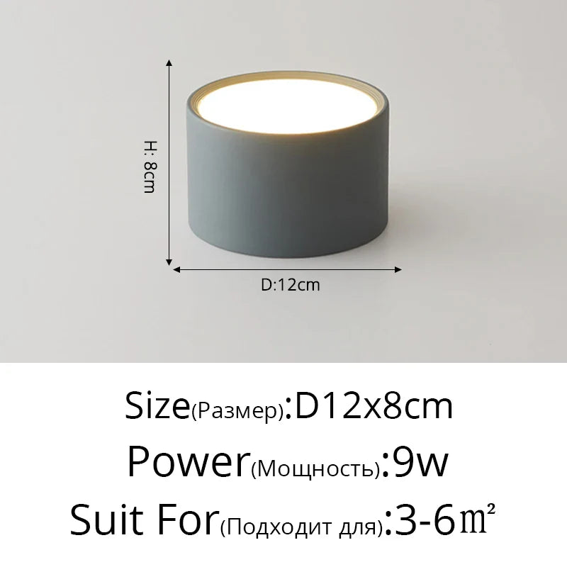 Round Metal LED Ceiling Spotlight
