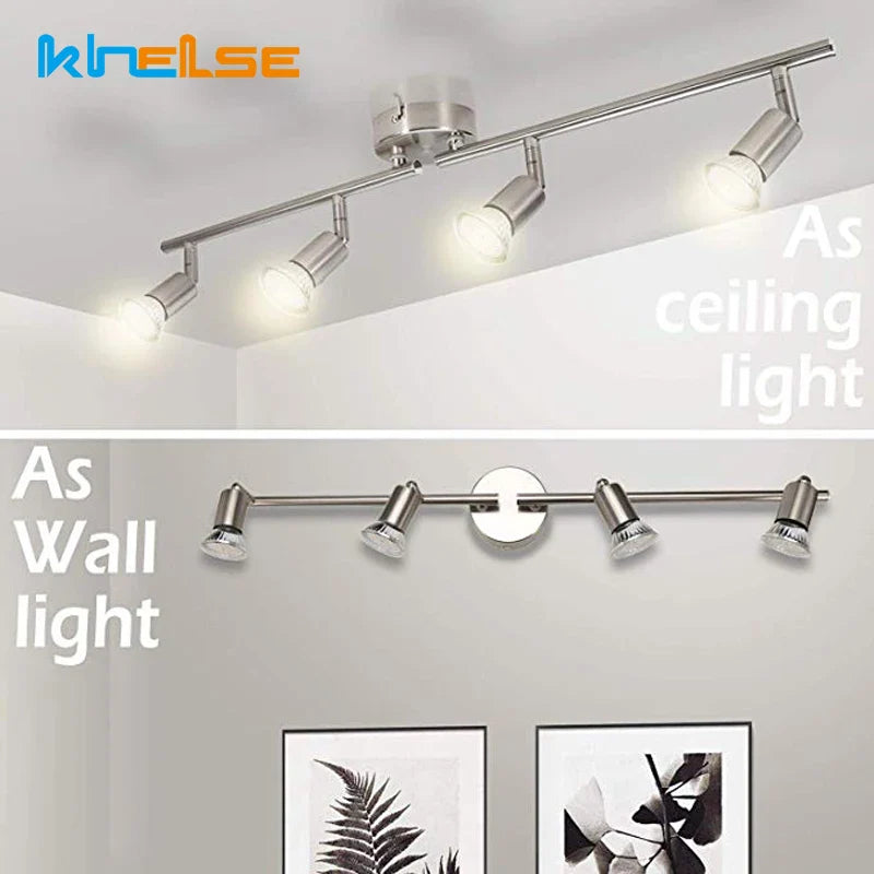 Adjustable Angle Rotatable Ceiling Lights with LED Bulb for Spot Lighting