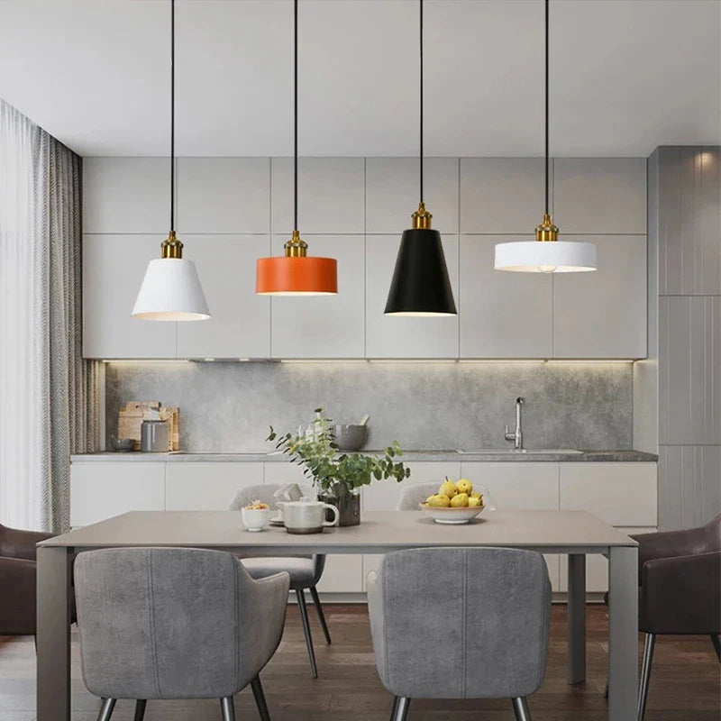 Modern Minimalist Retro Loft Pendant Light Fixture for Kitchen Dining Room Bedroom Restaurant