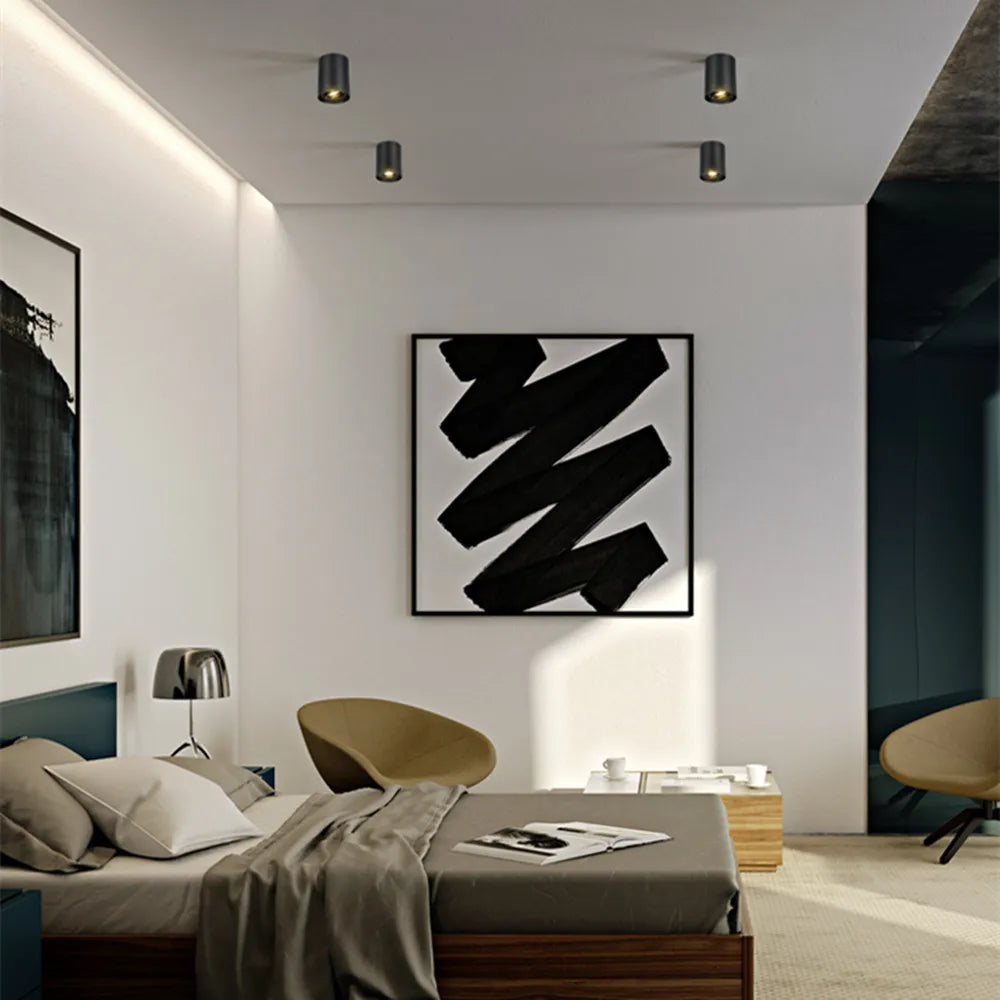 Adjustable Surface-Mounted GU10 LED Spot Light for Ceiling