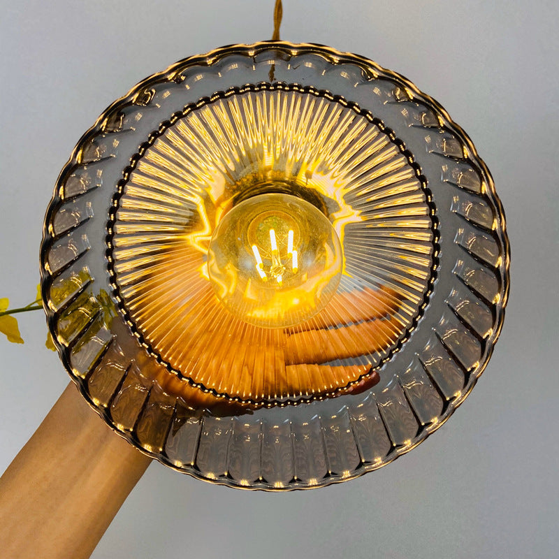 Retro Glass Shade Pendant Light by Casbelle