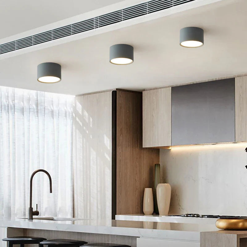 Round Metal LED Ceiling Spotlight