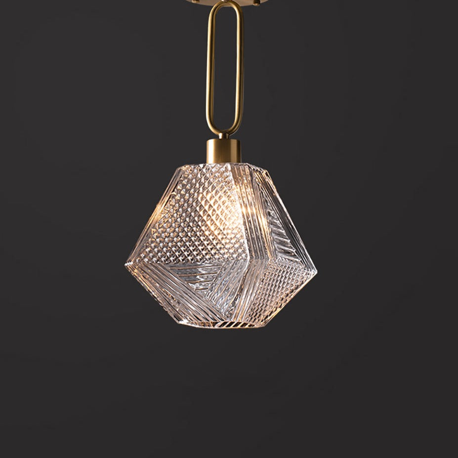 Doolin Retro Glass Shade Ceiling Light