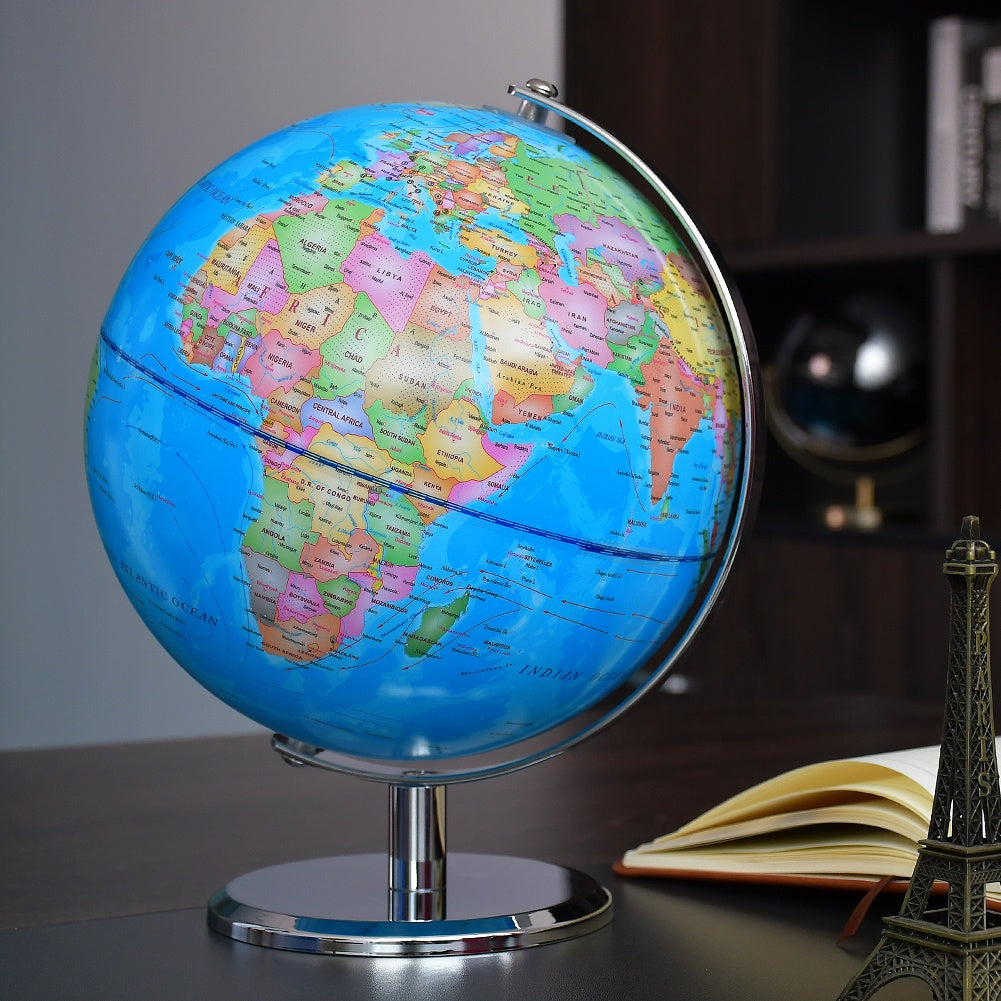 lampe de bureau globe terrestre imprimé en hd 360 degrés artisanat éducatif