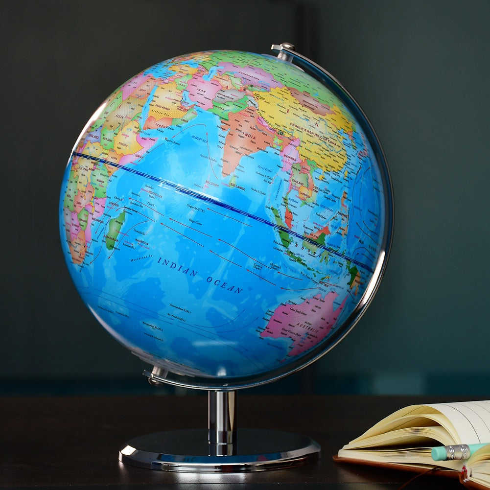 lampe de bureau globe terrestre imprimé en hd 360 degrés artisanat éducatif