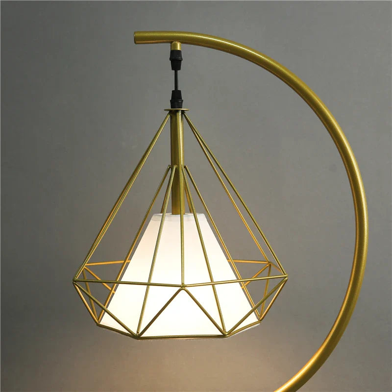 Elegant Nordic Design Modern LED Floor Lamp in Wrought Iron