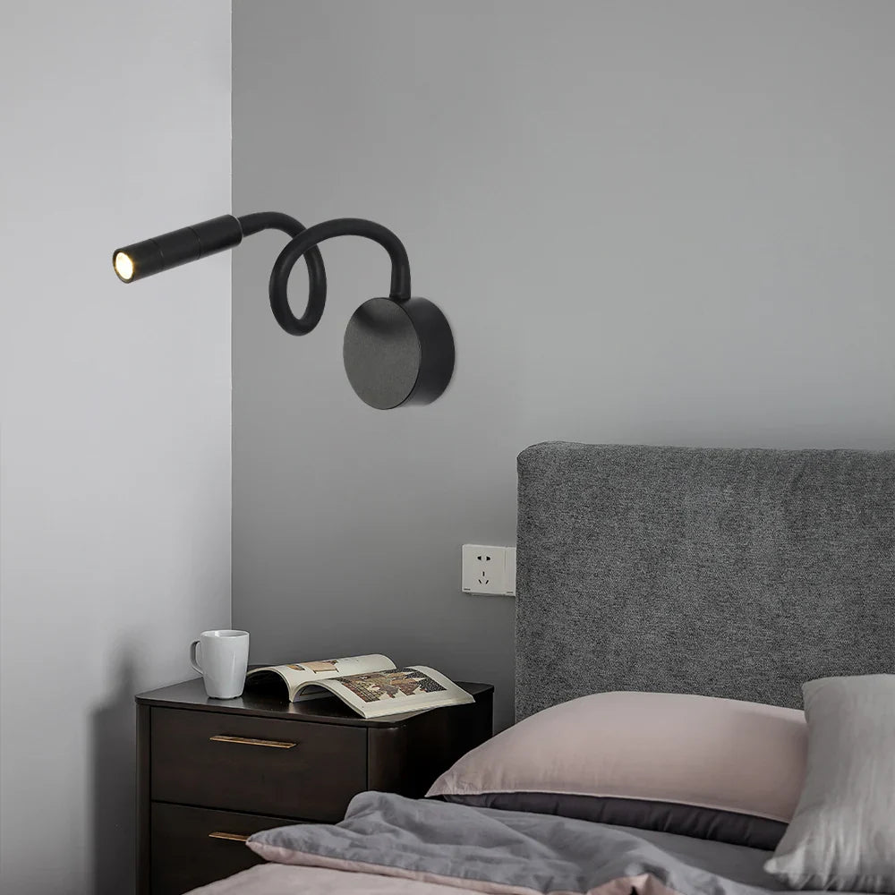 Modern Bedside Lamp for Nighttime Reading and Work