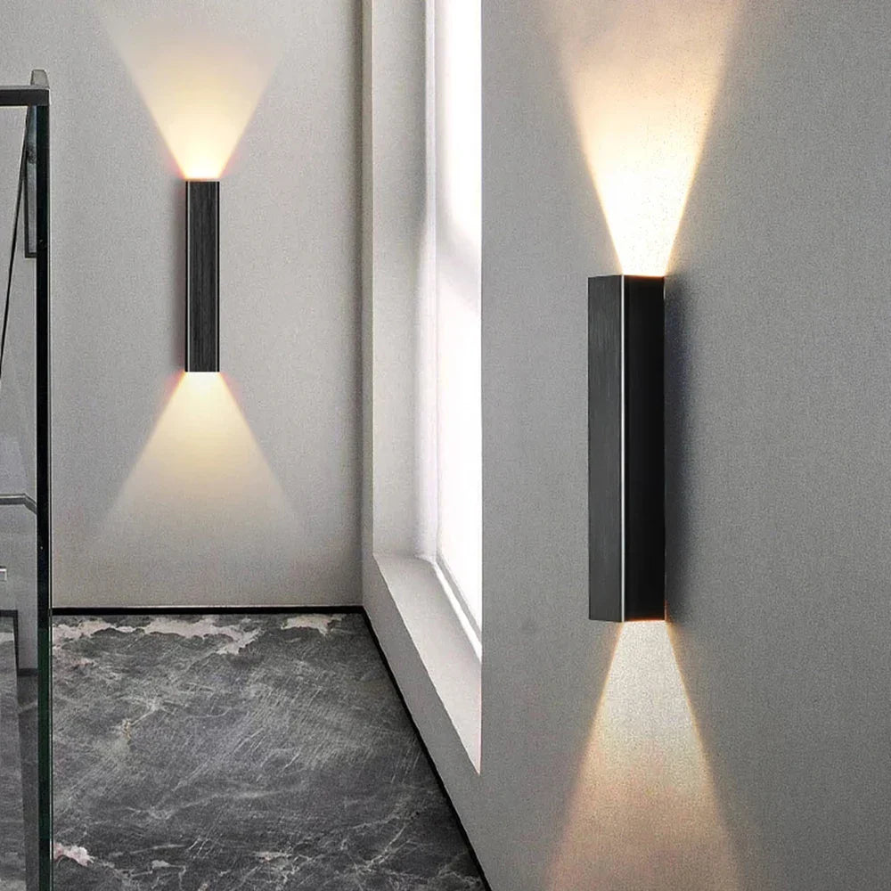 Modern Aluminum LED Wall Sconce for Home, Bedroom, Living Room, Hallway Décor