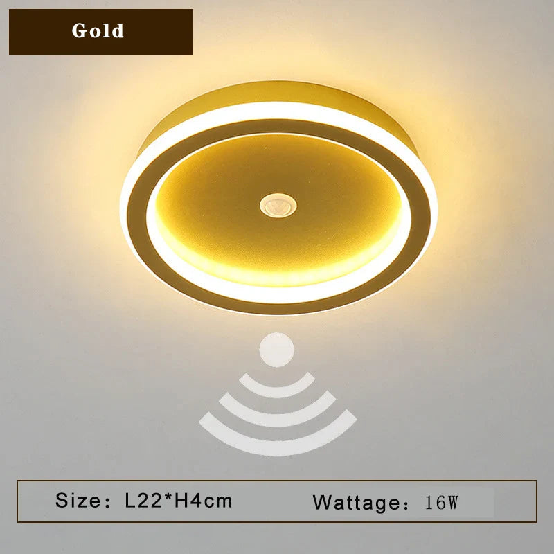 LED Ceiling Light with PIR Motion Sensor