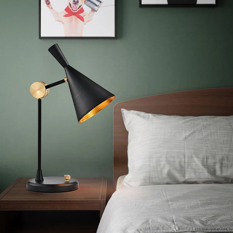 Creative Retro Industrial Style Table Lamp for Home Decor