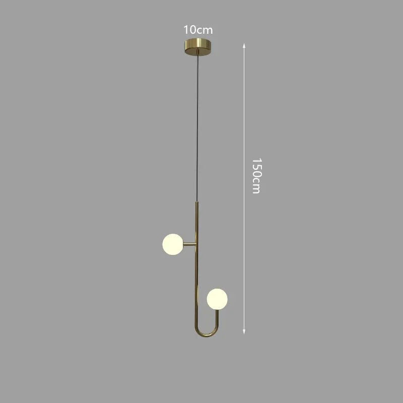 Modern Luxury Spiral Staircase LED Ceiling Chandelier