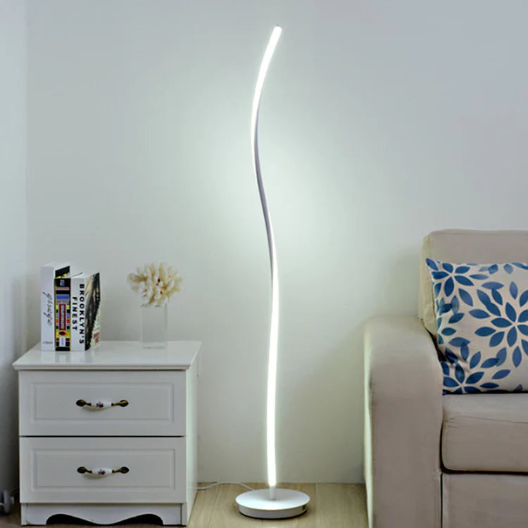 Modern Nordic LED Floor Lamp - Simple Silicone Design