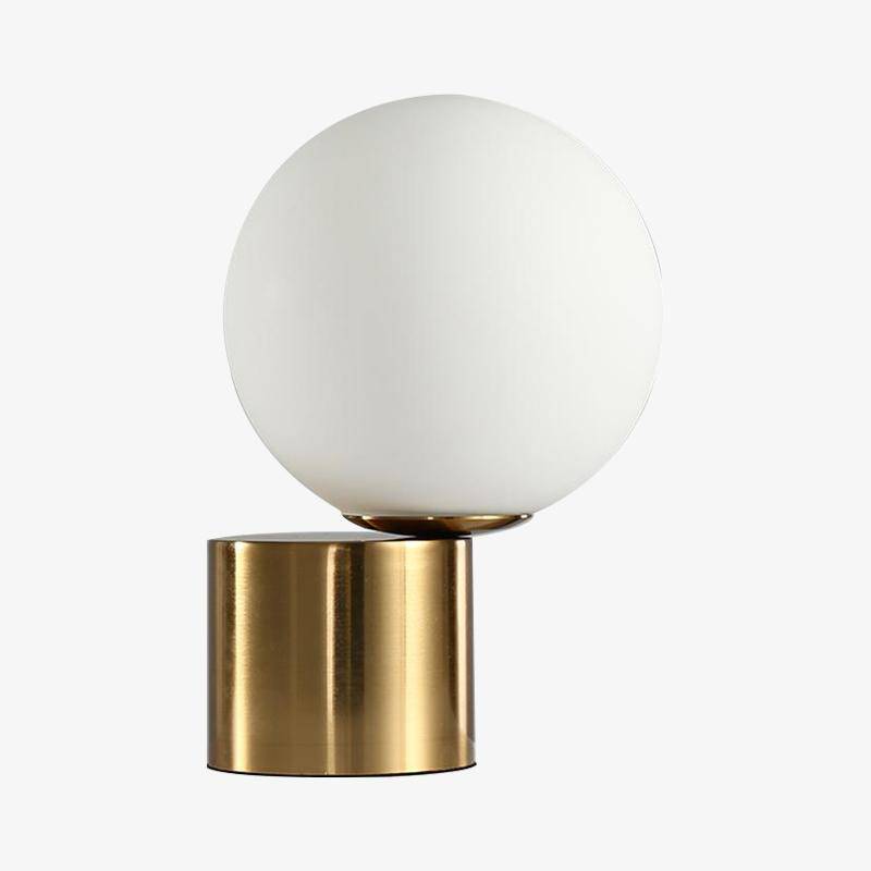 Modern Gold Base Glass Ball Table Lamp