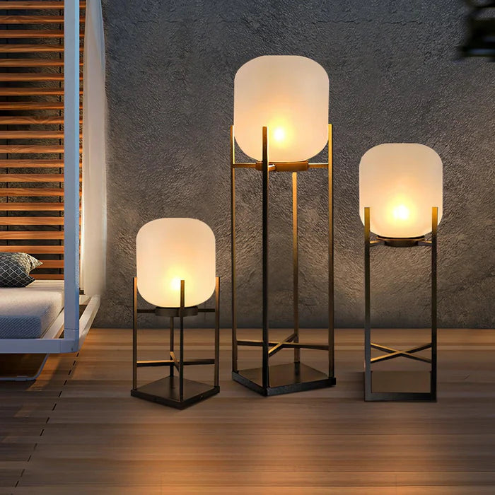 Waterproof Solar Garden Lamp and Outdoor Floor Light for Villa Decoration