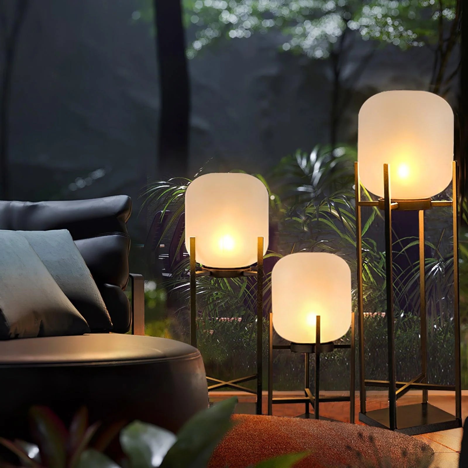 Waterproof Solar Garden Lamp and Outdoor Floor Light for Villa Decoration