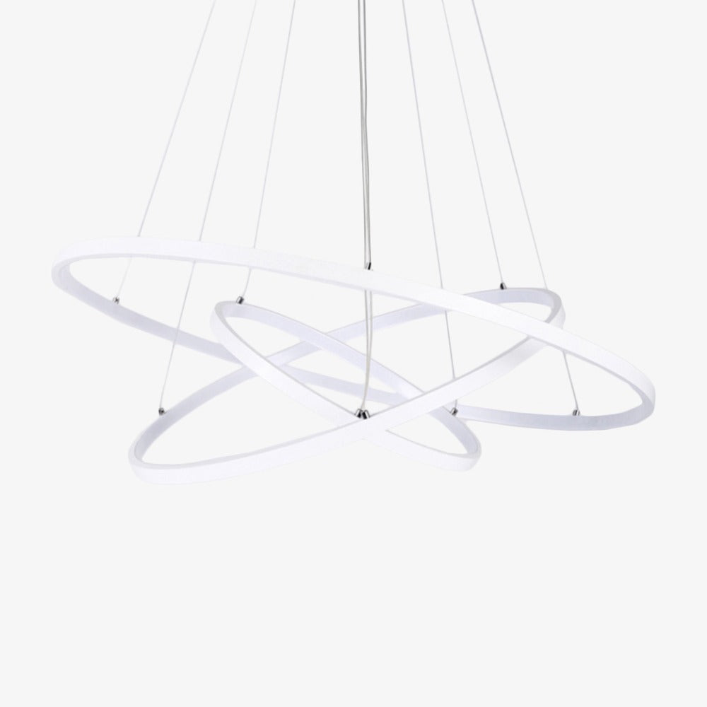 LED Hanging Ring Chandelier Design