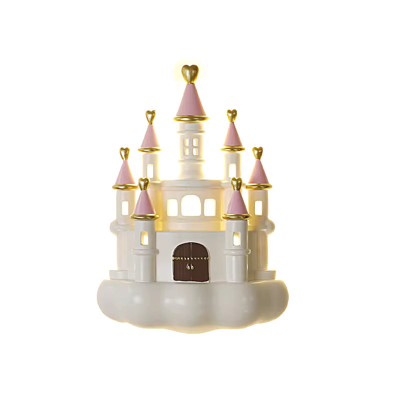 Creative and Protective Princess Castle Night Light for Kids