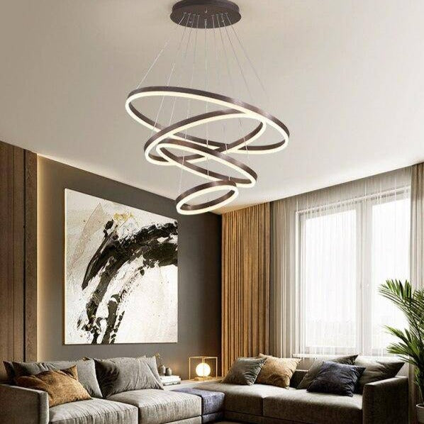 Intertwined Circle Design Chandelier