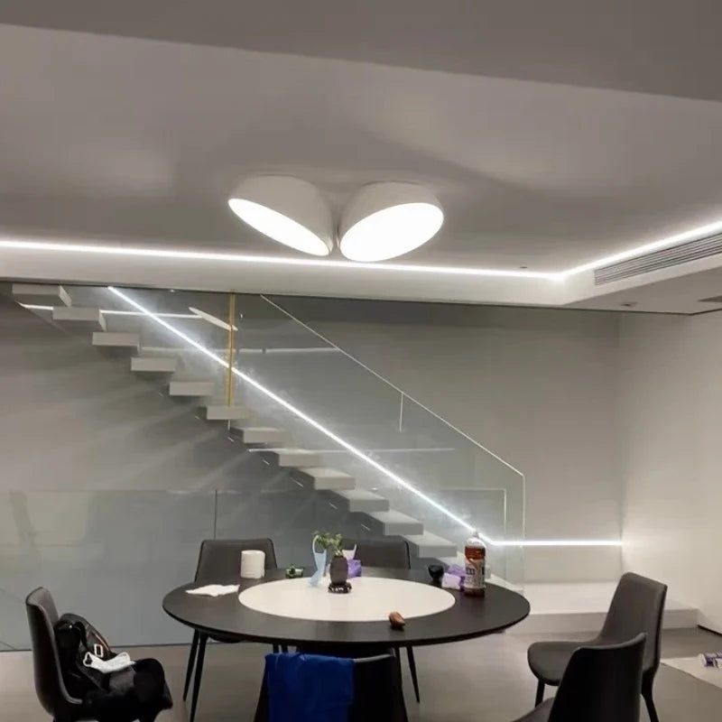 Modern Nordic Ceiling Light for Staircase Entryway Loft with Remote Control LED