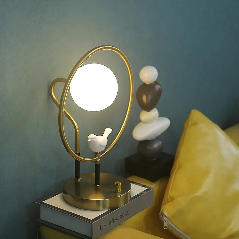 Modern Glass Nordic Decorative Lamp with Included Bulbs