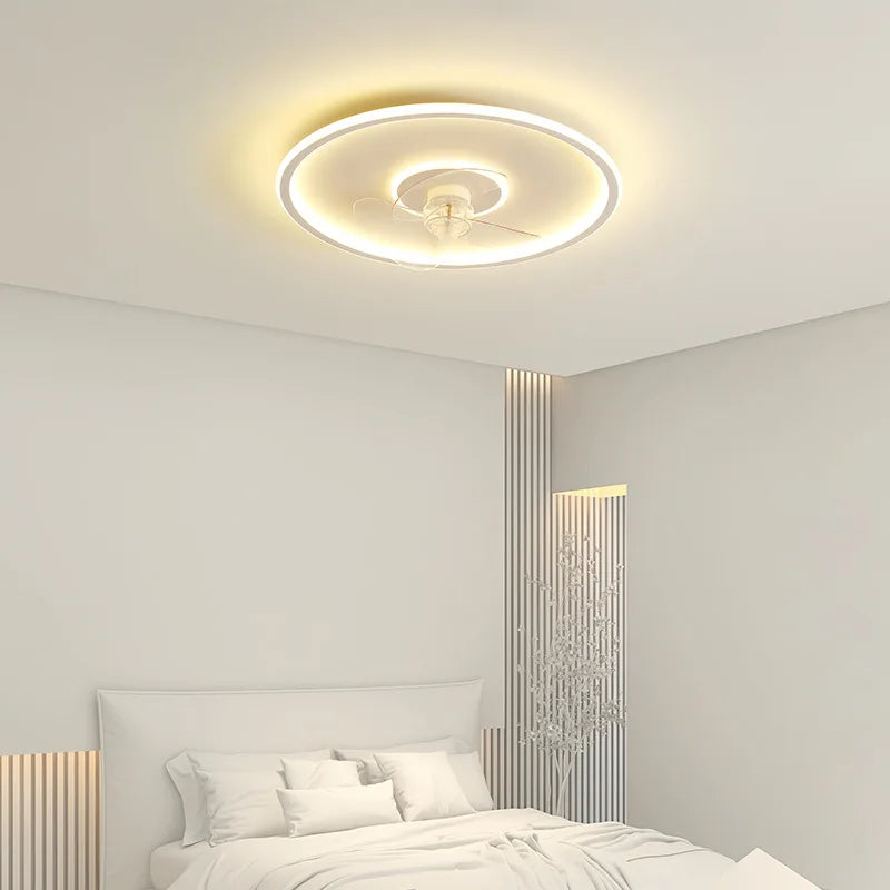 Smart Ceiling Fan with Remote Control and LED Light