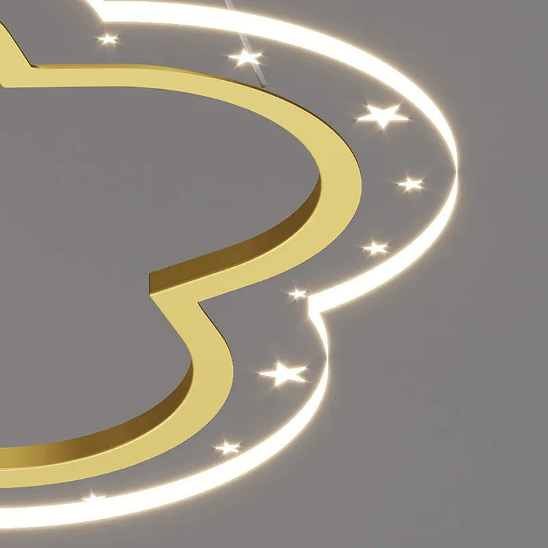 Creative Modern LED Star Pendant Lights for Kids' Rooms