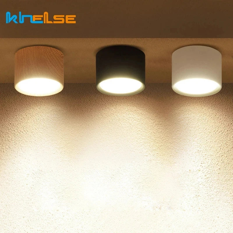 Modern Nordic Design Wood LED Pendant Light for Home