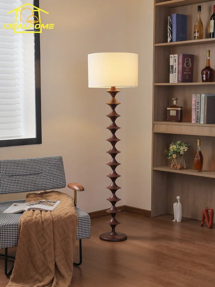 Retro Medieval Gourd-Shaped Decorative Floor Lamp with LED Light