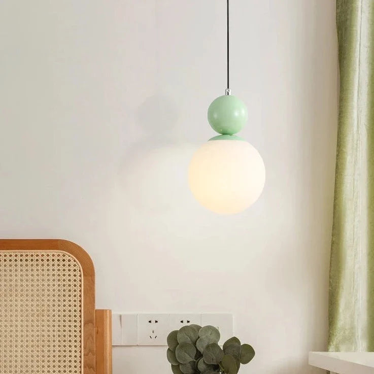 Modern Glass Pendant Light for Cafe Bar Counter