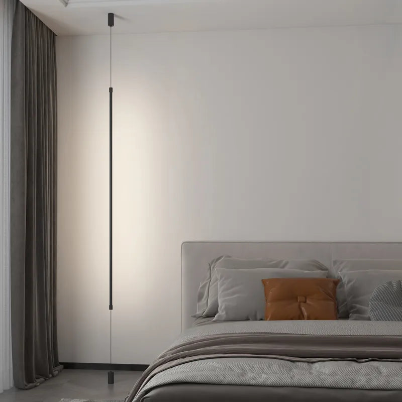 Modern Black LED Floor Lamp for Indoor Use (SET OF 2)