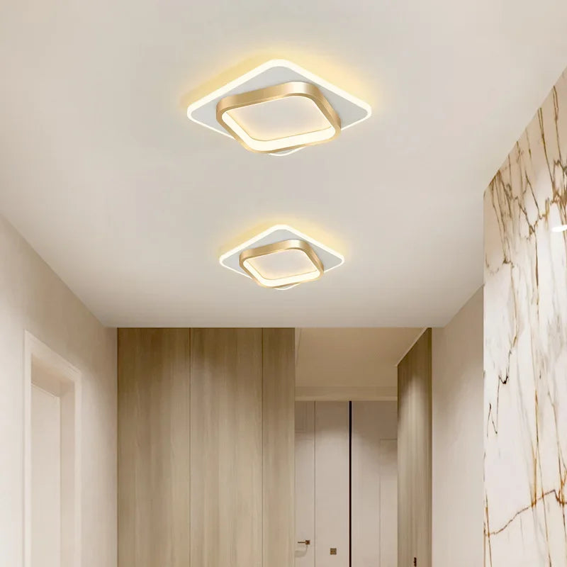 Modern LED Indoor Ceiling Light for Hallways, Stairs, and More