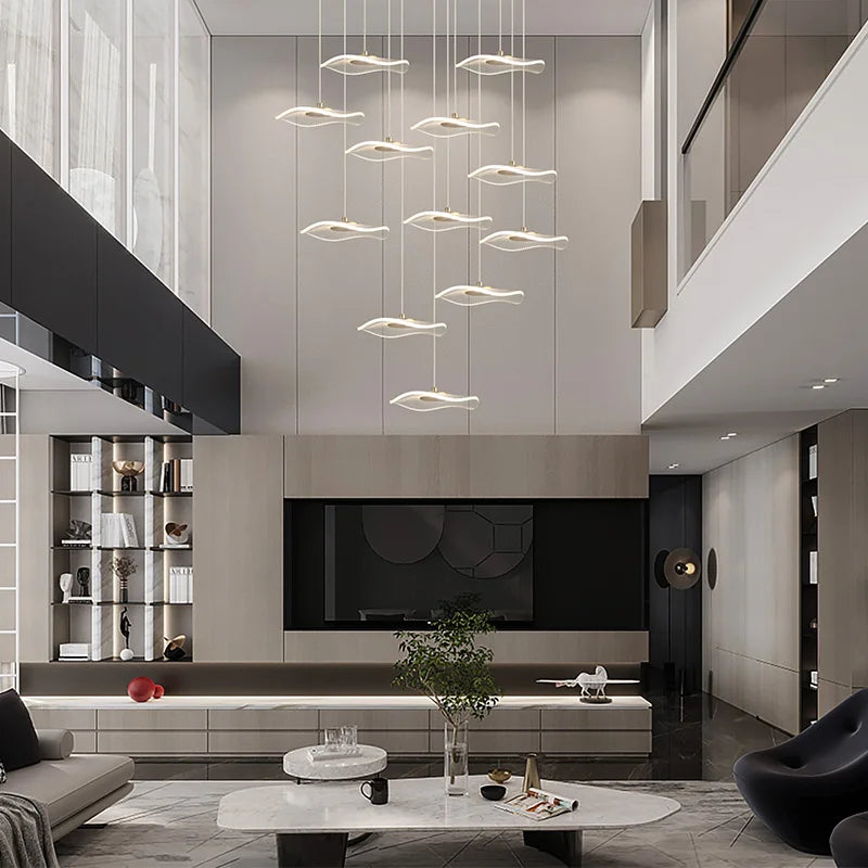 Modern Minimalist Luxury Creative Spiral Staircase