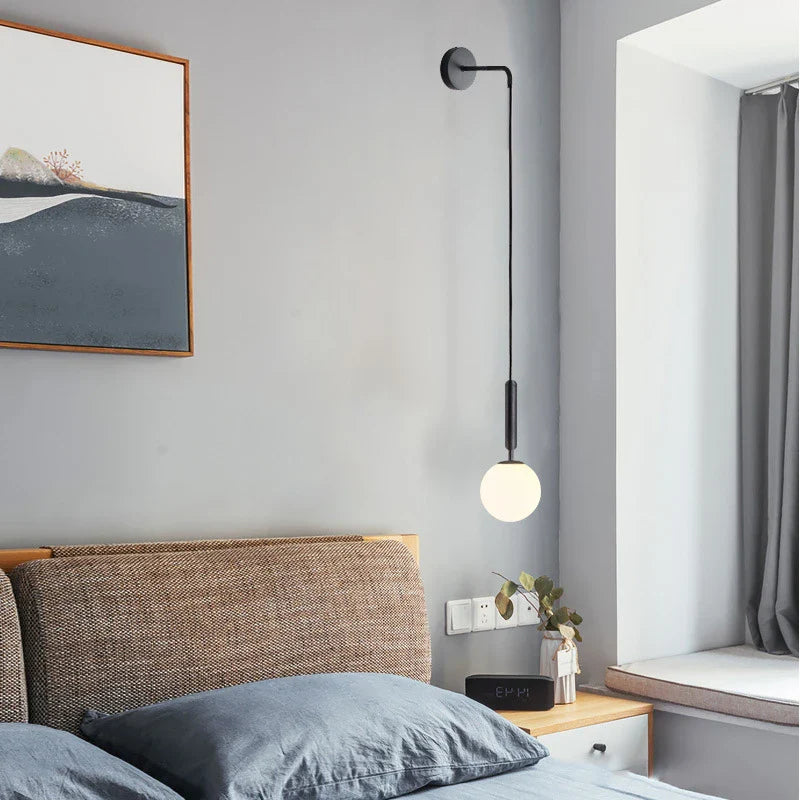 Simple and Modern Glass LED Wall Sconce