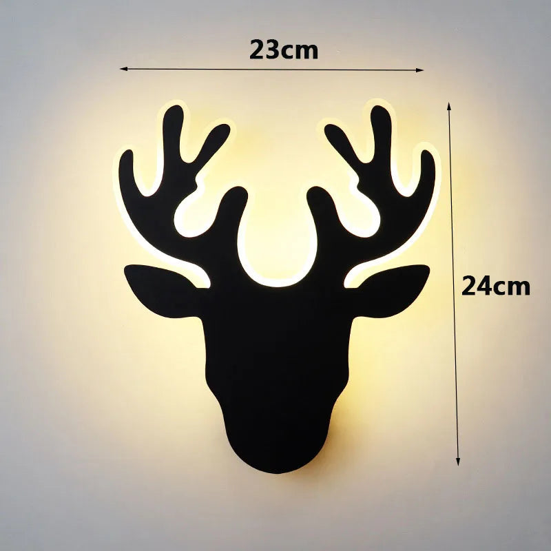 Creative LED Wall Sconce in Deer Shape