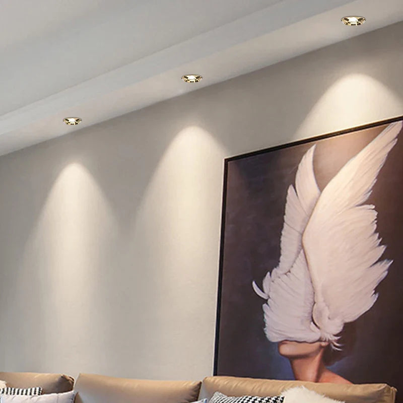 Dimmable Thick Aluminum LED Recessed Spotlight