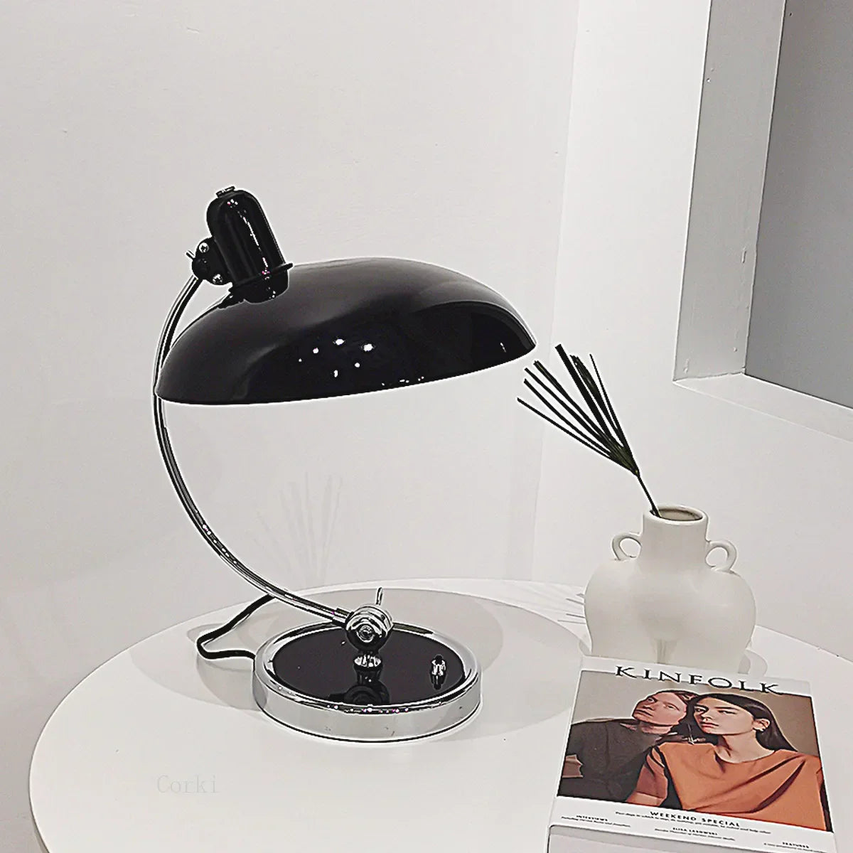 Retro Danish Design Desk Lamp with Flexible Swing Arm